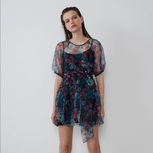 Zara organza voluminous dress